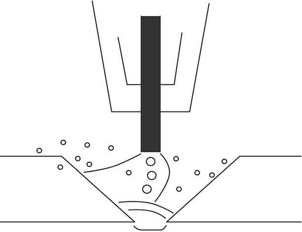 Workpiece is magnetised